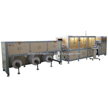 Card Roll Sheet Cutting and Hole Punching Machine